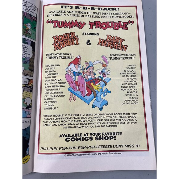 Walt Disneys Comics and Stories 548 June 1990 Huey Dewey & Louie Bagged Boarded - Picture 5 of 6